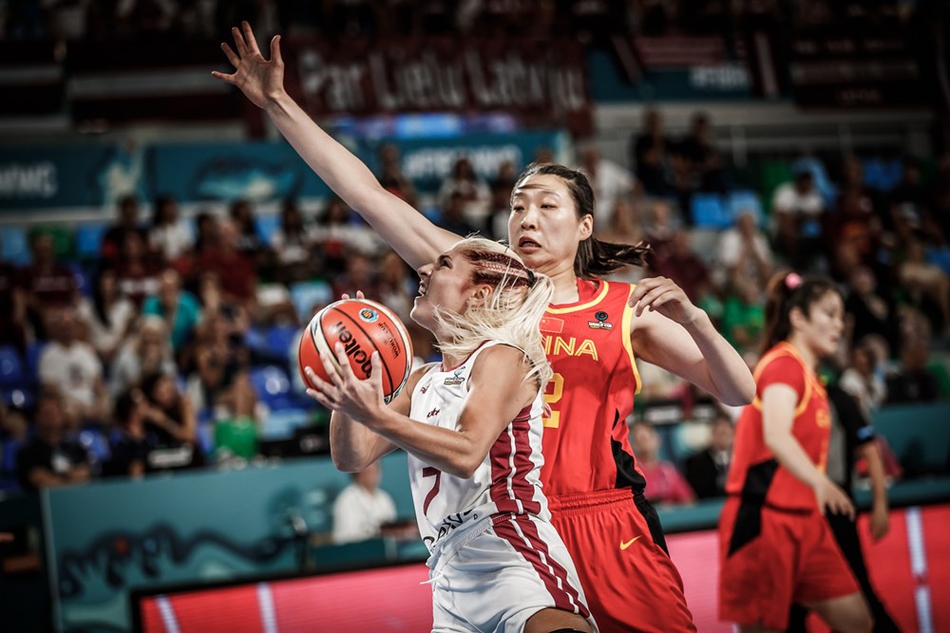 女篮世界杯中国64-61拉脱维亚