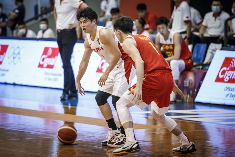 亚预选-中国男篮66-57日本