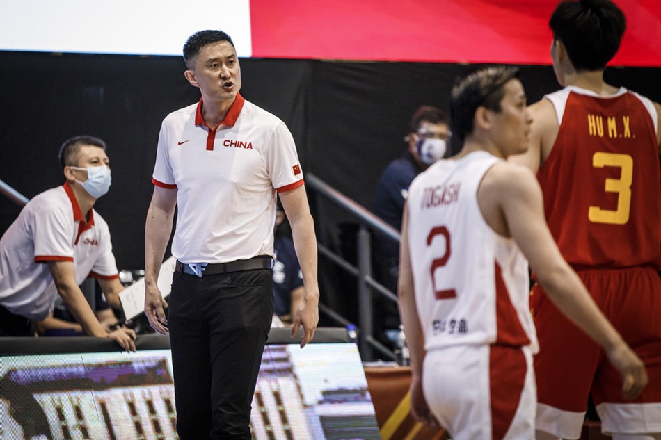 亚预选-中国男篮66-57日本