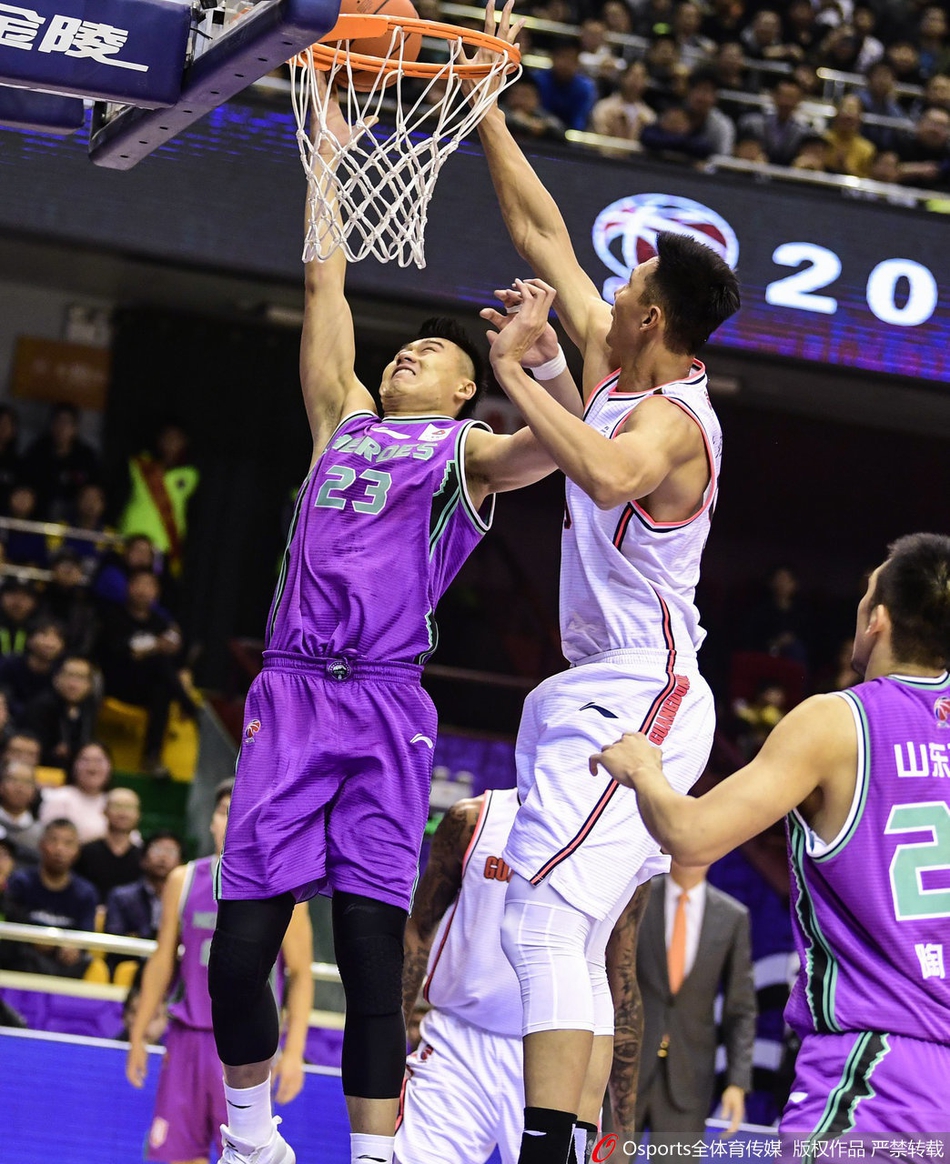 CBA第6轮:山东VS广东