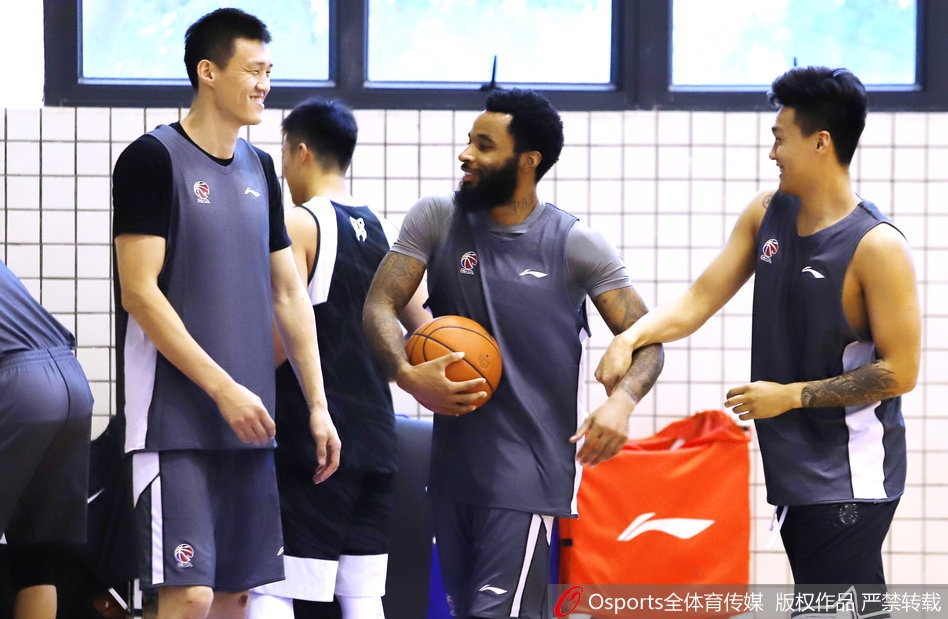 广东男篮训练备战