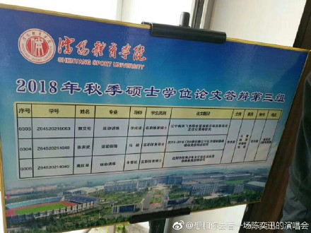 郭艾伦参加硕士答辩