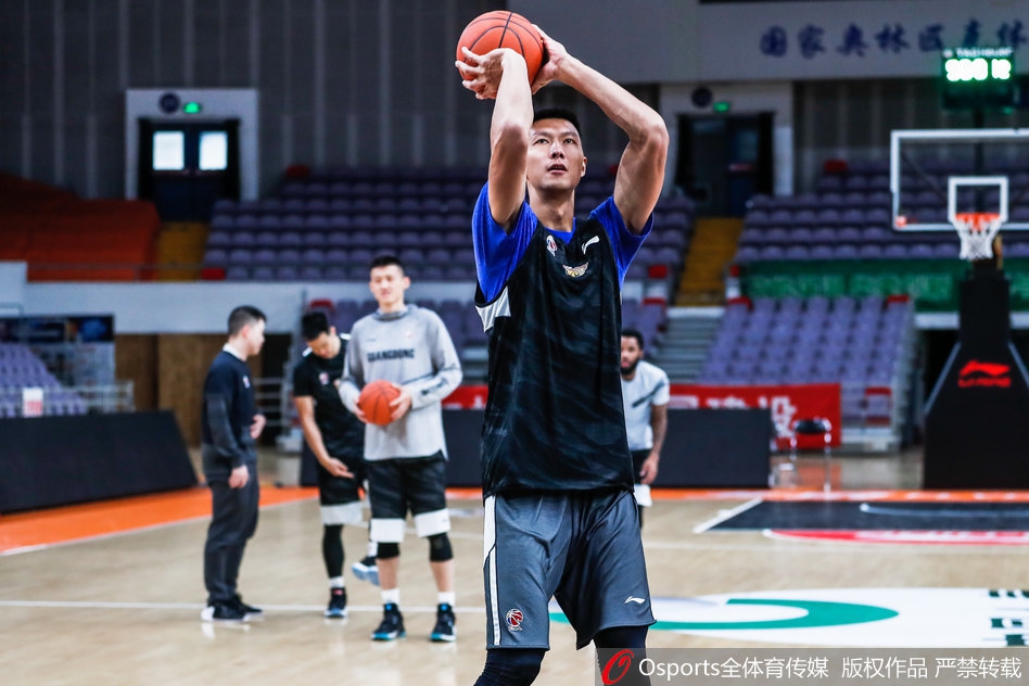 广东男篮训练备战