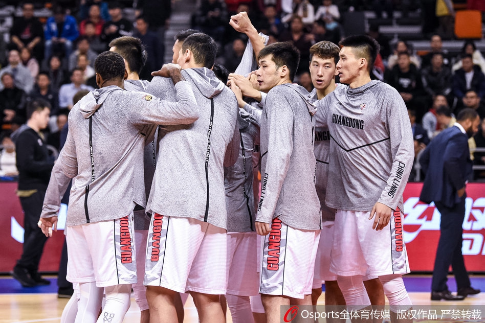 CBA第19轮：广东96-105吉林