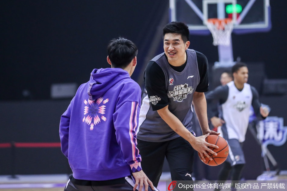 CBA南北区明星队训练