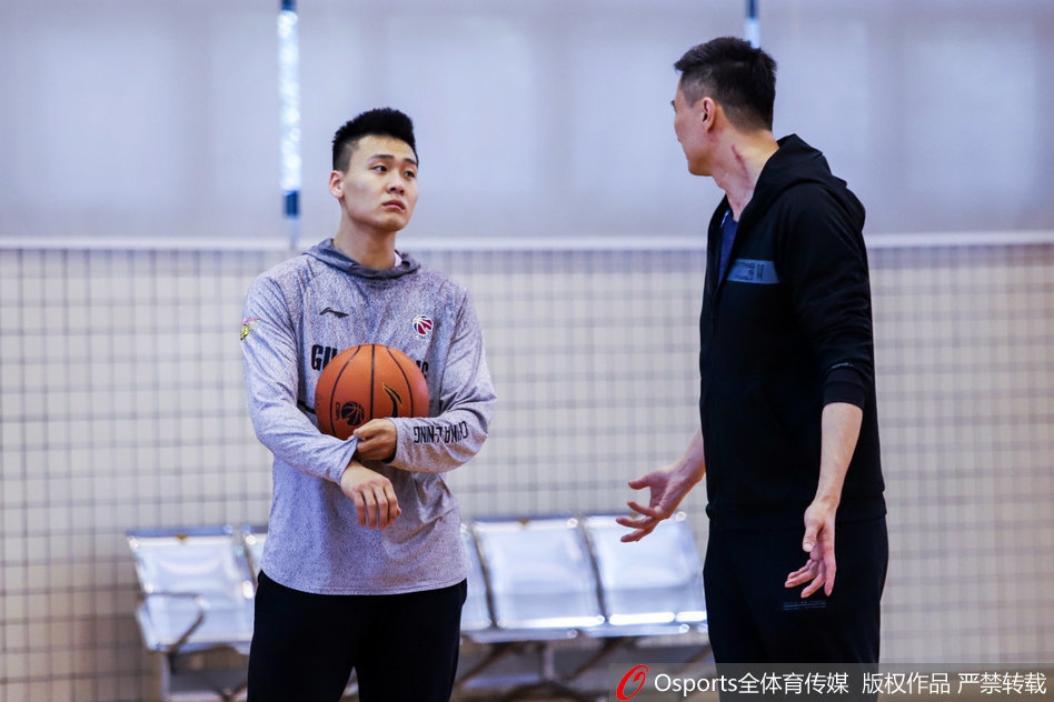 广东男篮训练备战