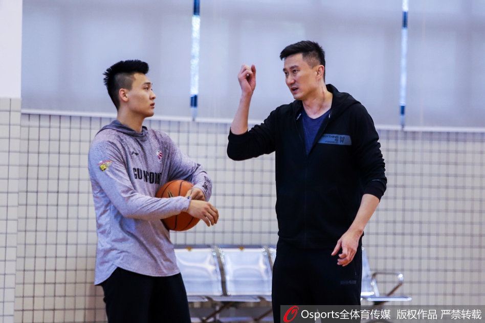 广东男篮训练备战