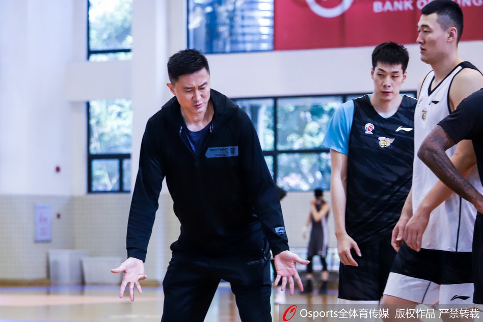 广东男篮训练备战