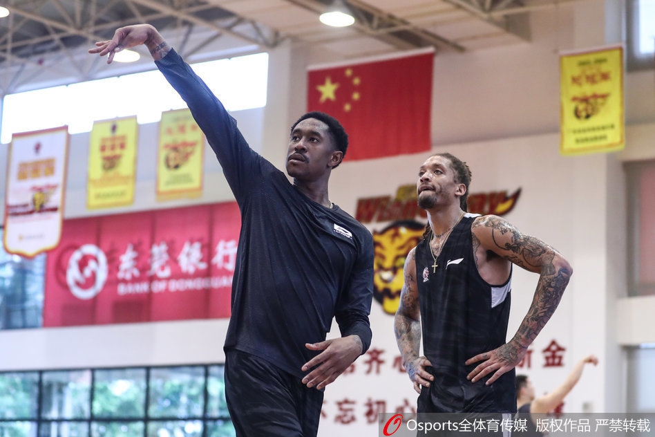 广东男篮训练备战