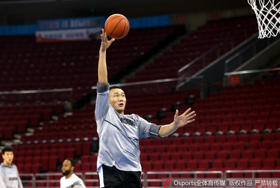 广东男篮训练备战