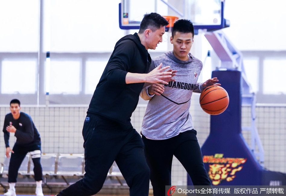 广东男篮训练备战