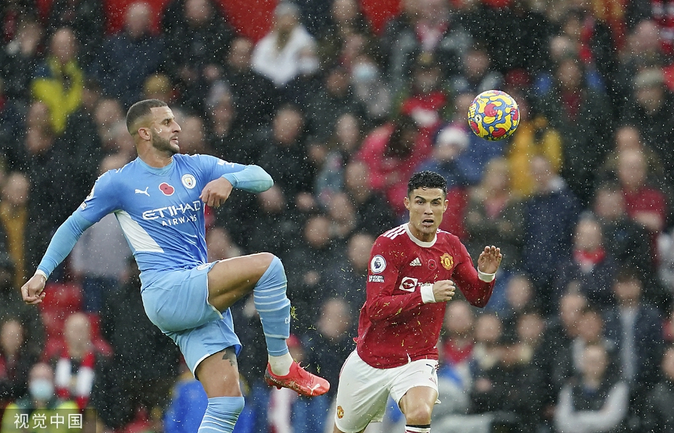 [英超]曼联0-2曼城