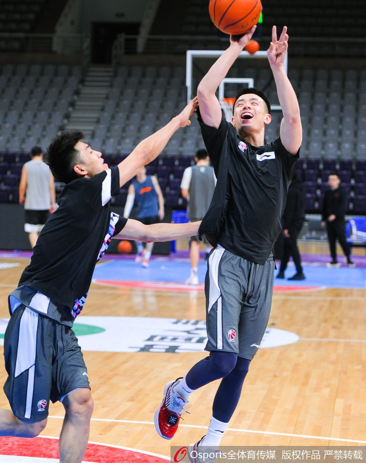 辽宁男篮训练备战