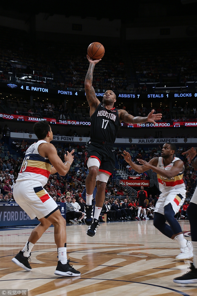 [NBA常规赛]火箭113-90鹈鹕