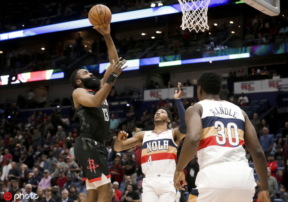 [NBA常规赛]火箭113-90鹈鹕