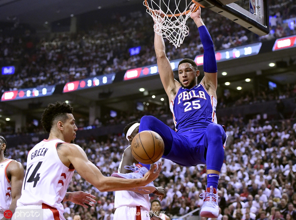 [季后赛]东部半决赛：76人95-108猛龙G1