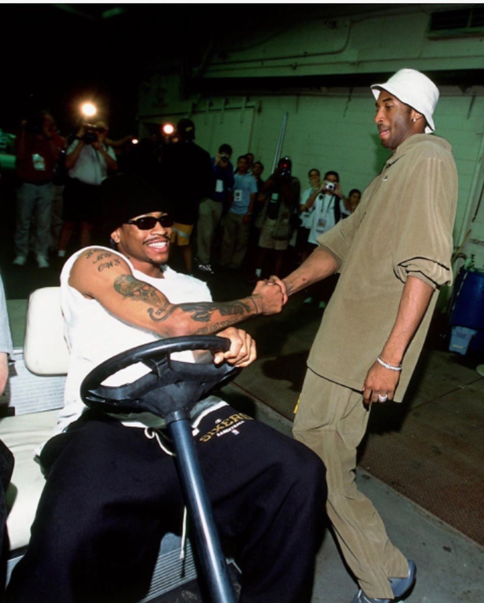 AI晒多图缅怀科比！感恩激励&唯一一次并肩作战！