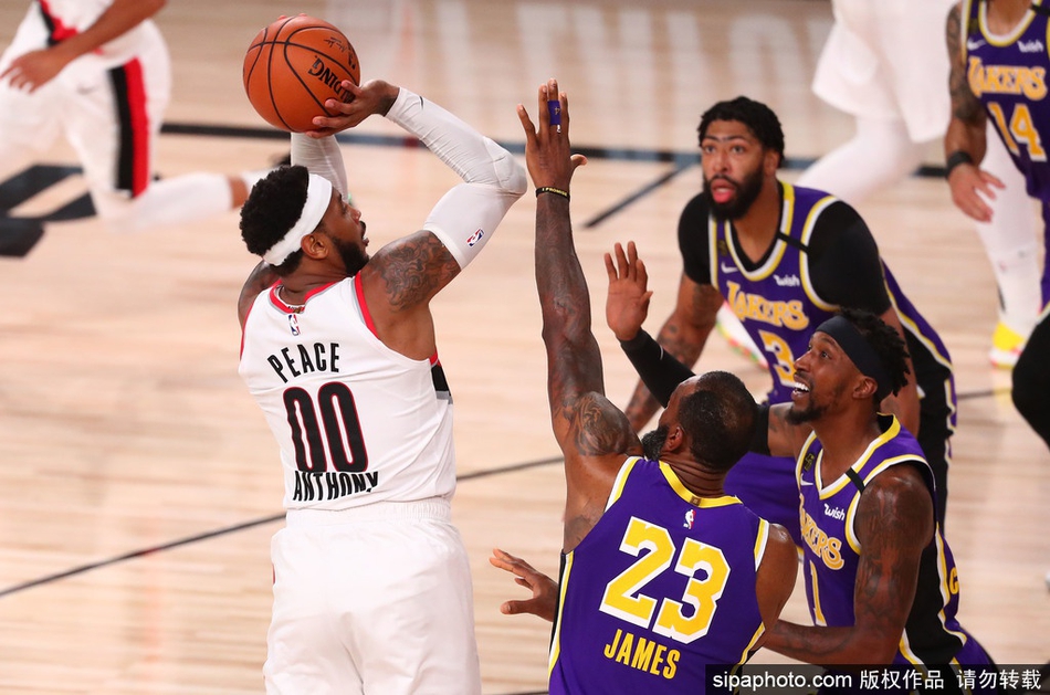 [NBA季后赛]湖人116-108开拓者