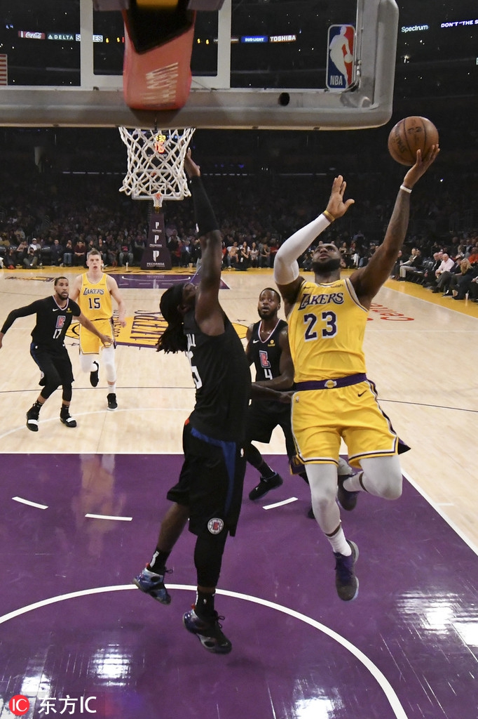 詹姆斯上篮