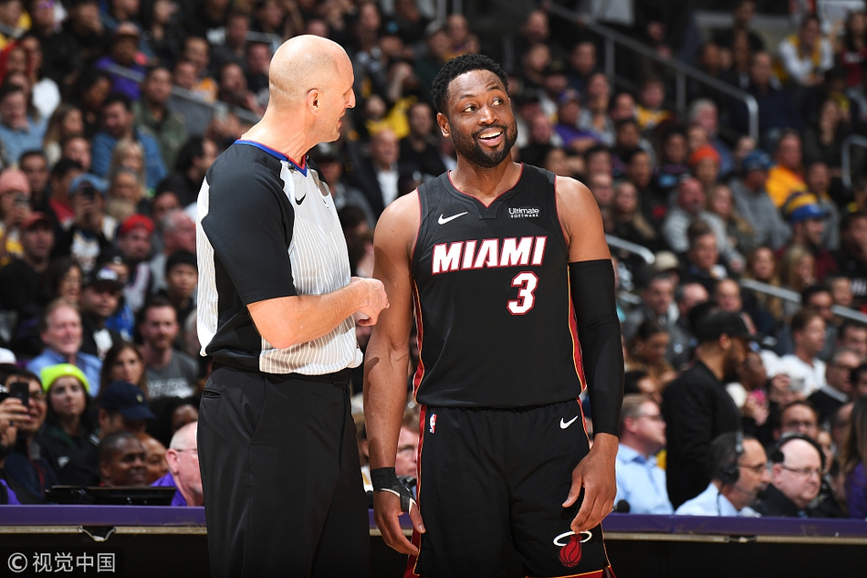 韦德和裁判交流