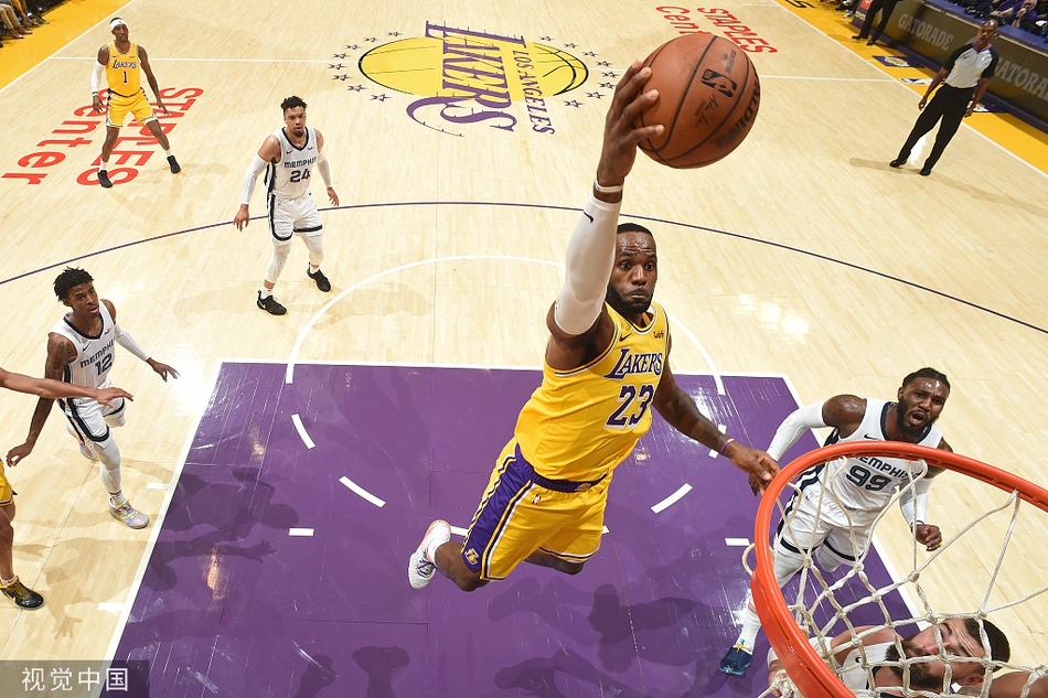 [NBA常规赛]灰熊91-120湖人