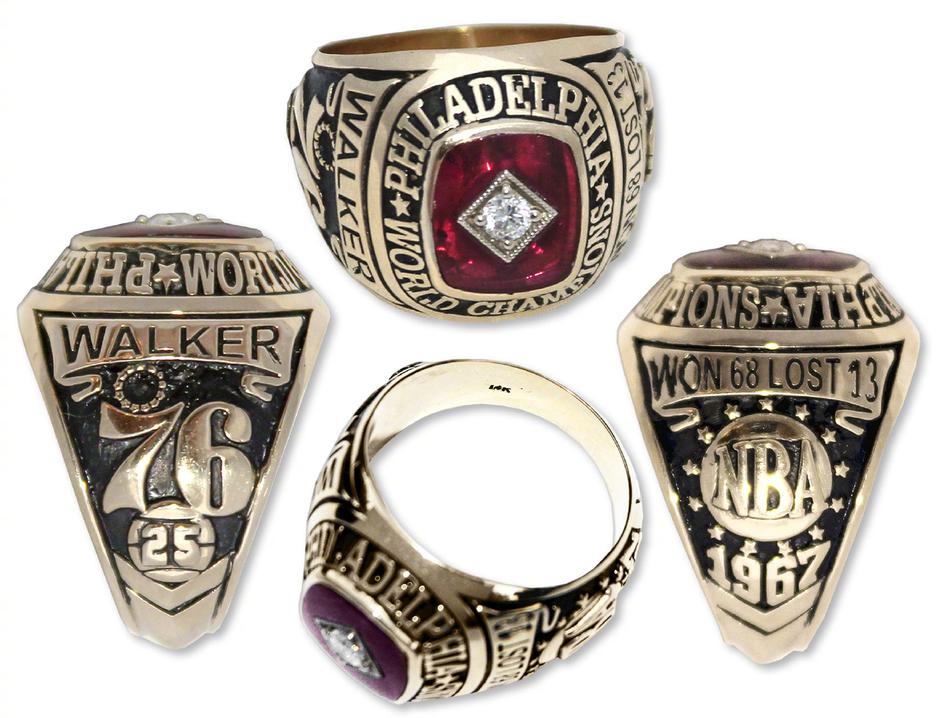 76人1967年冠军戒指