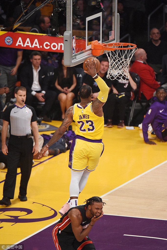 詹姆斯扣篮