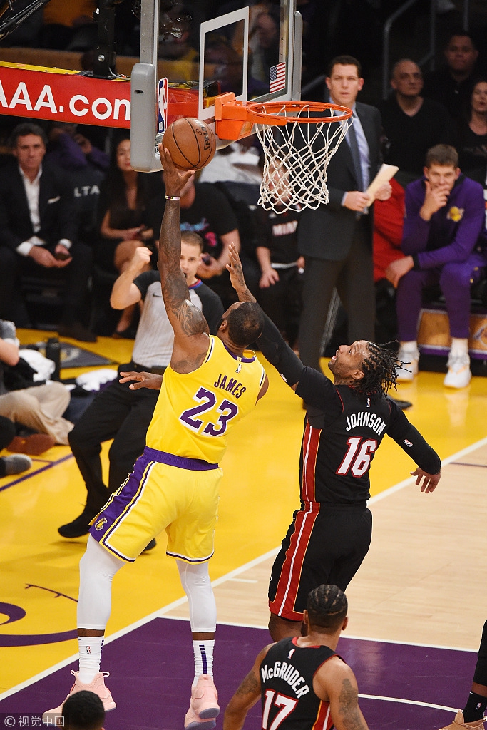 詹姆斯上篮