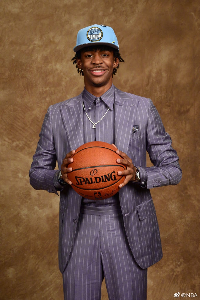 灰熊选的榜眼贾-莫兰特