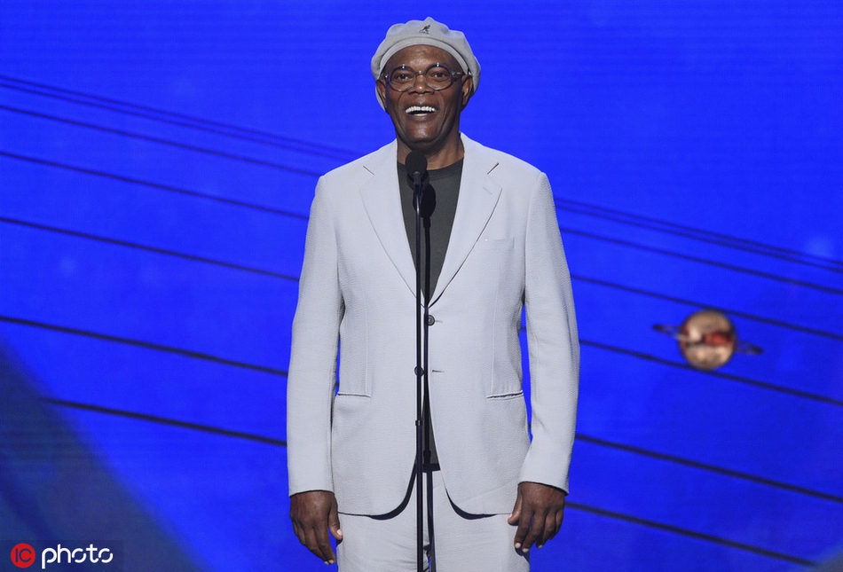 群星盛装出席NBA年度颁奖典礼 神盾局局长为黑白双雄颁奖