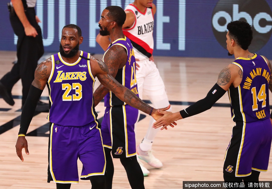 [NBA季后赛]湖人116-108开拓者