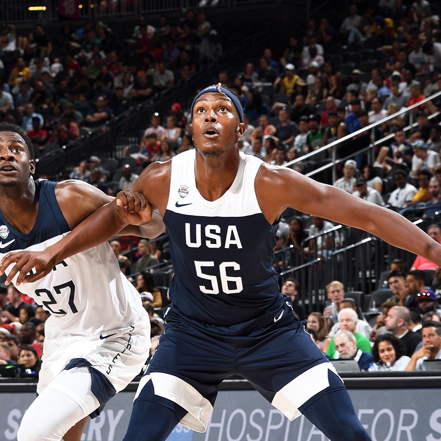 [高清组图]美国男篮队内热身赛 蓝队97-78白队