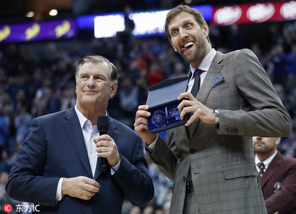 诺维茨基获赠城市钥匙