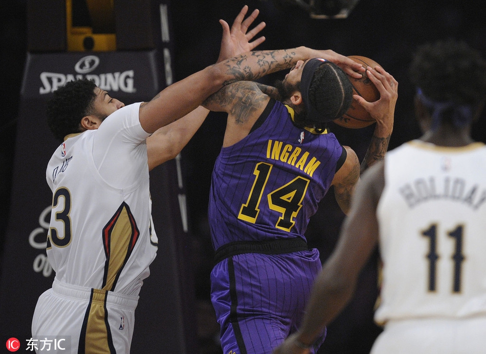 英格拉姆VS浓眉哥