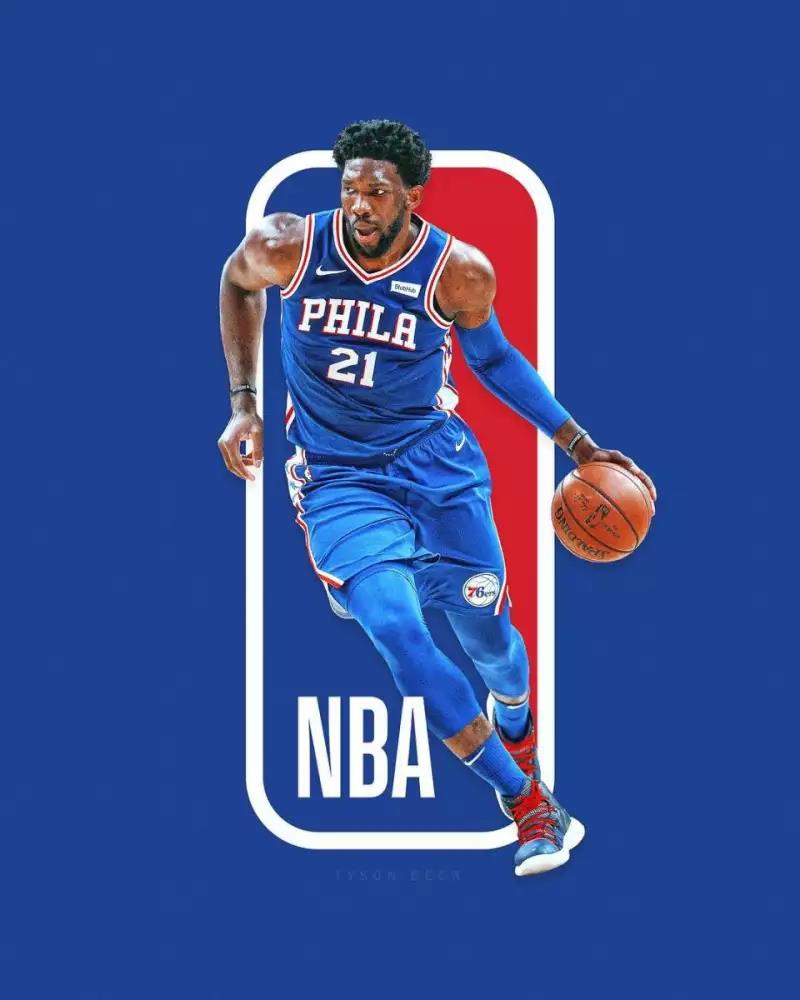 乔科詹领衔新版nbalogo海报 谁是你心中的logo男?_高清图集_新浪网