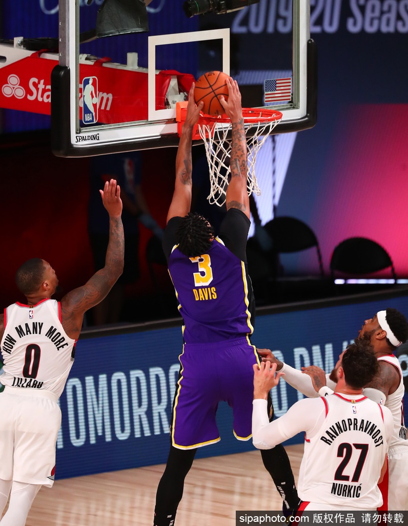 [NBA季后赛]湖人116-108开拓者