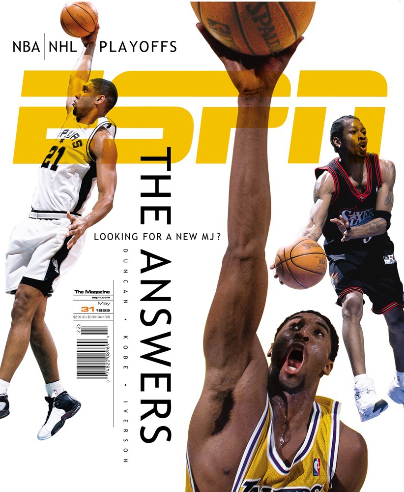 那些年科比上过的杂志封面 21岁就被誉为下一个乔丹