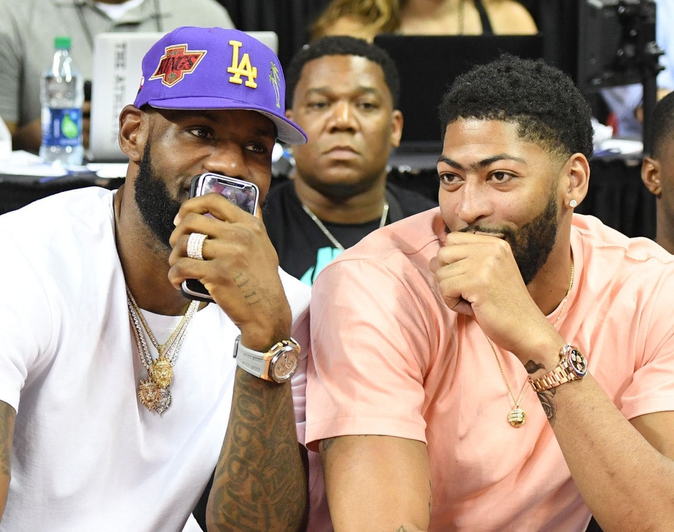 7、詹姆斯+浓眉哥 6453万美元