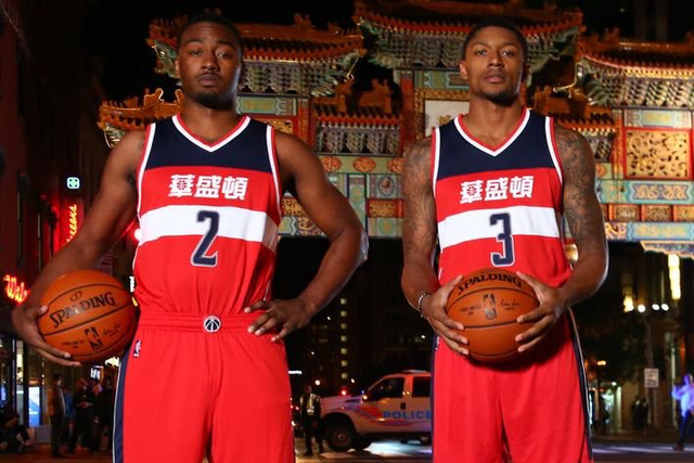 奇才的中文球衣