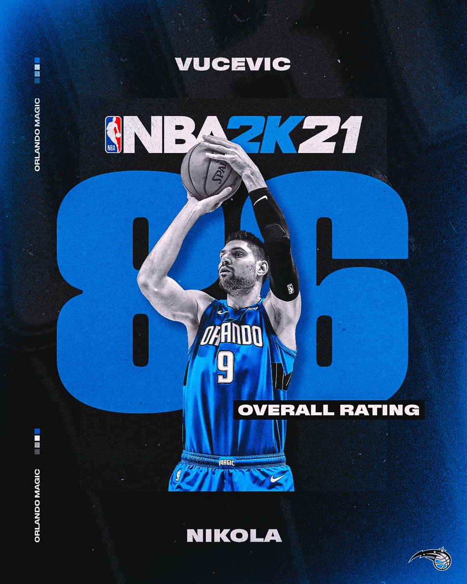 NBA2K21能力值公布 詹姆斯字母哥并列第1 联盟再无91唐先生