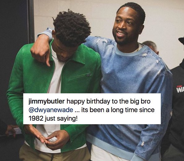 巴特勒祝韦德生日快乐