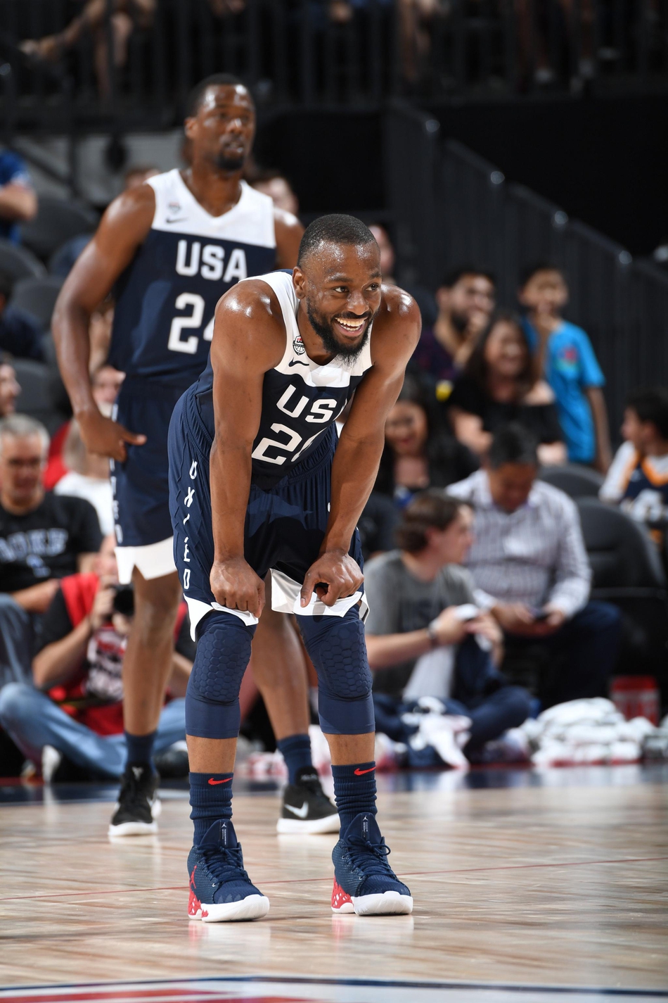 [高清组图]美国男篮队内热身赛 蓝队97-78白队