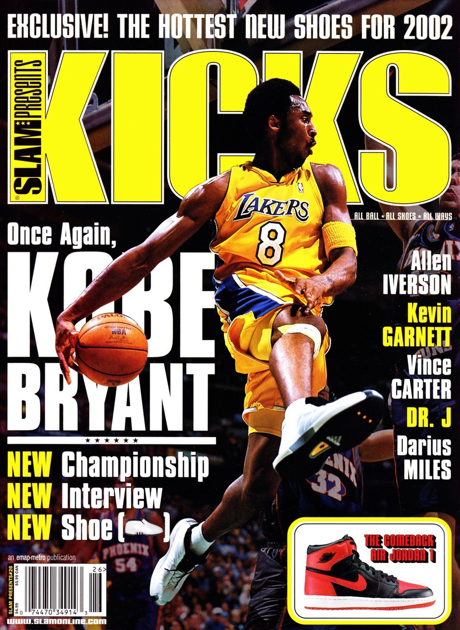 那些年科比上过的杂志封面 21岁就被誉为下一个乔丹