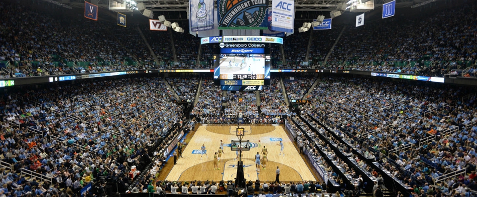 5、Greensboro Coliseum（北卡大学格林波若分校主场）23377人