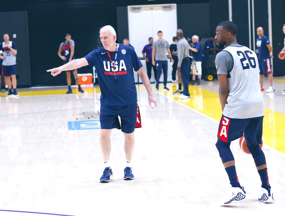 波波维奇指导球员训练