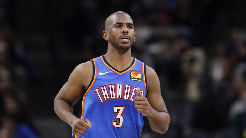 第3位：克里斯-保罗，俄克拉荷马雷霆队