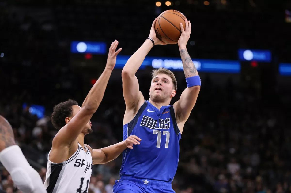 第三节东契奇真实命中率再次上升到了55.6%