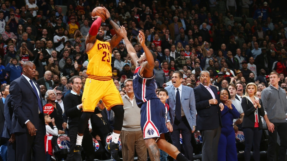 4、三分球，詹姆斯胜