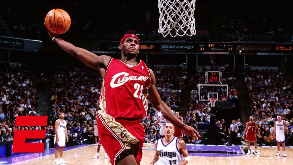 1、詹姆斯：2003年，25分9助攻6篮板4抢断