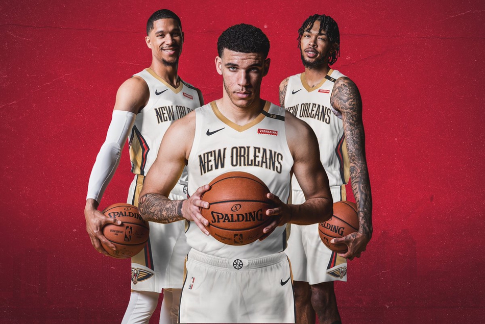 终于不用P图了！鹕人三少定妆照出炉球哥C位 这套阵容什么水平？